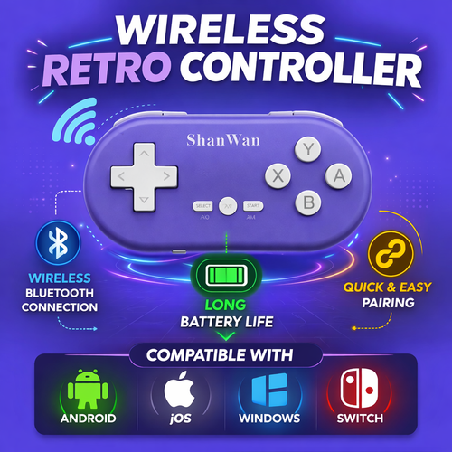 The Wireless Retro Controller That Brings Back Your Childhood