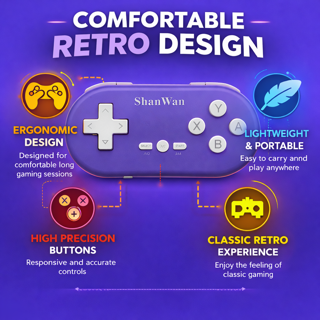 The Wireless Retro Controller That Brings Back Your Childhood