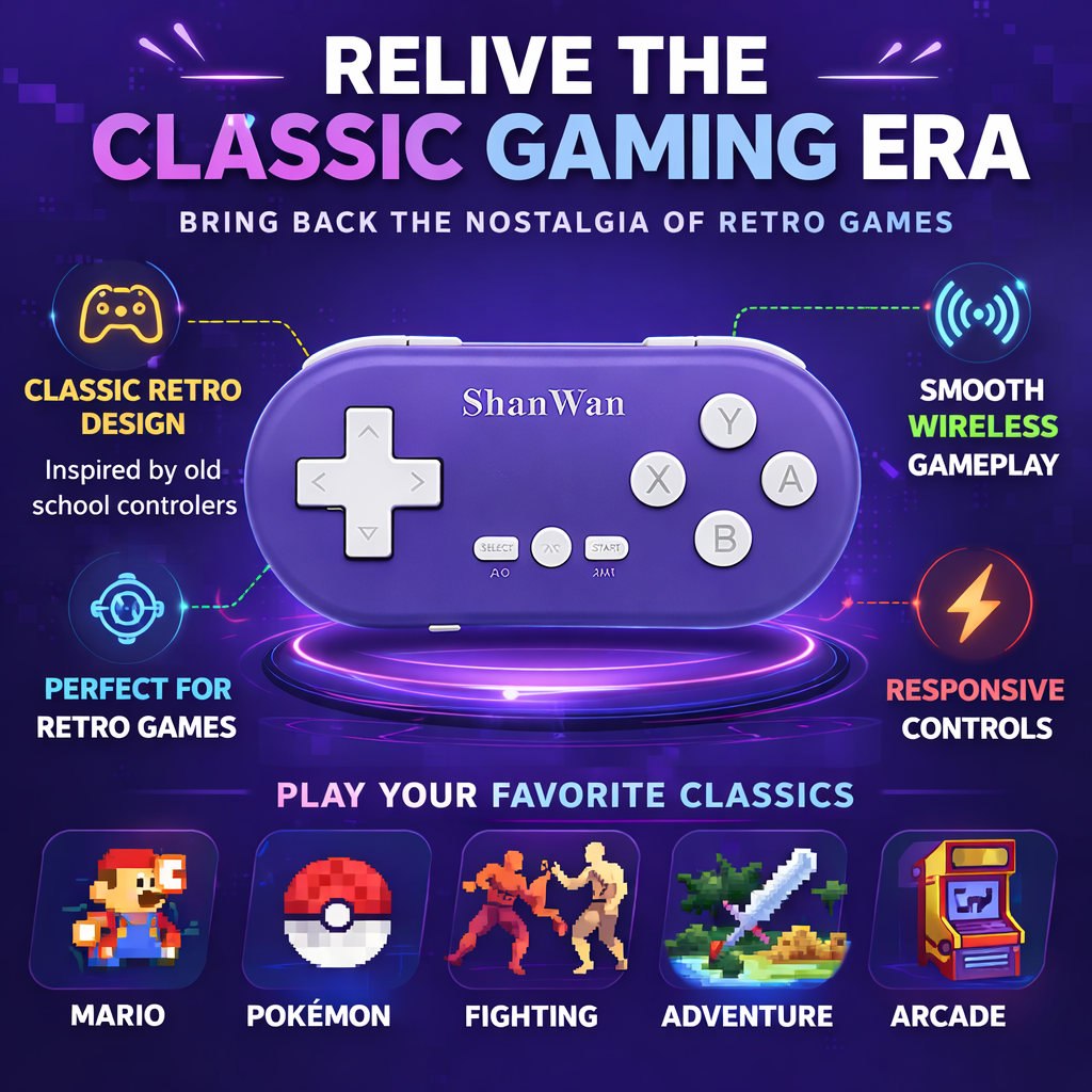 The Wireless Retro Controller That Brings Back Your Childhood